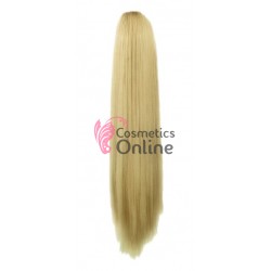Extensie de par coada dreapta cu cleste 50cm Blond Deschis Mixt 9299-1003
